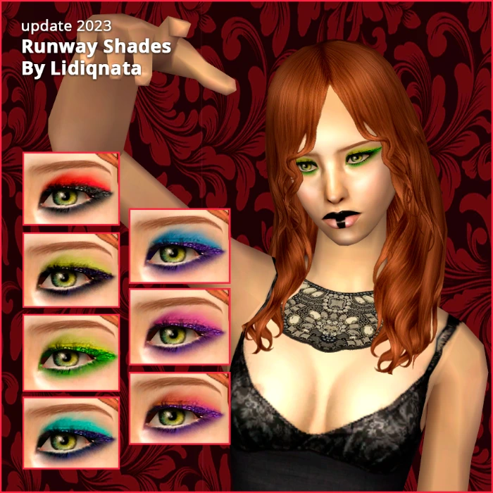 runway shades by lidiqnata for sims 2